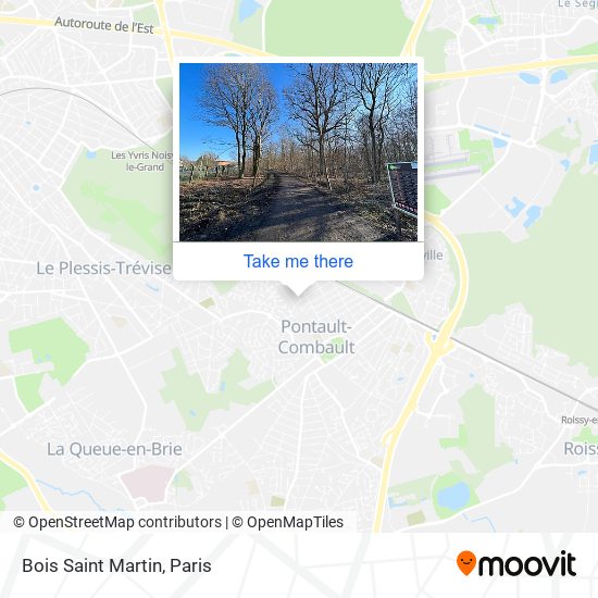 Mapa Bois Saint Martin