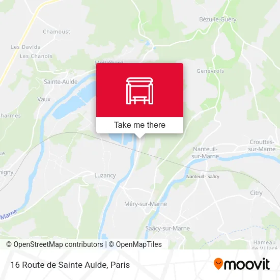 16 Route de Sainte Aulde map