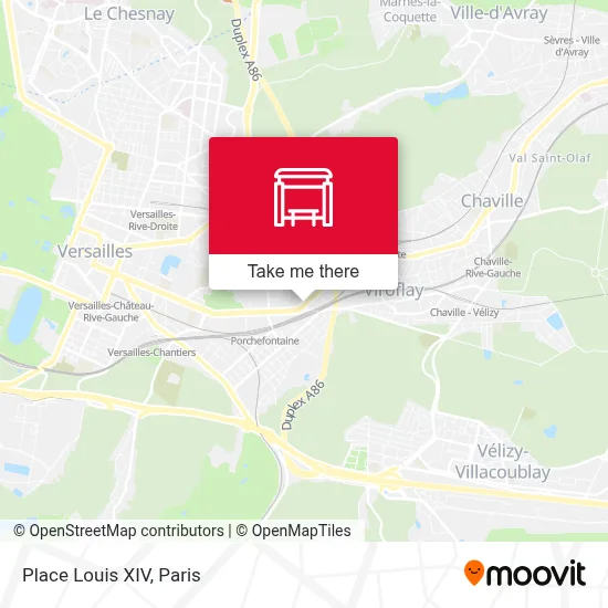 Place Louis XIV map
