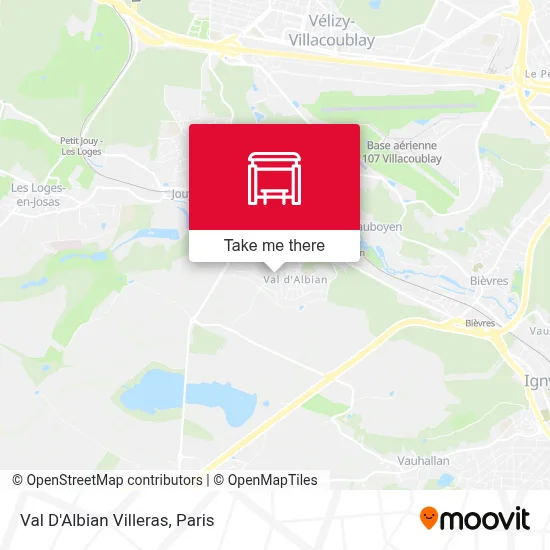 Val D'Albian Villeras map