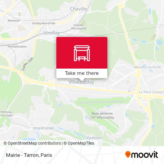 Mairie - Tarron map