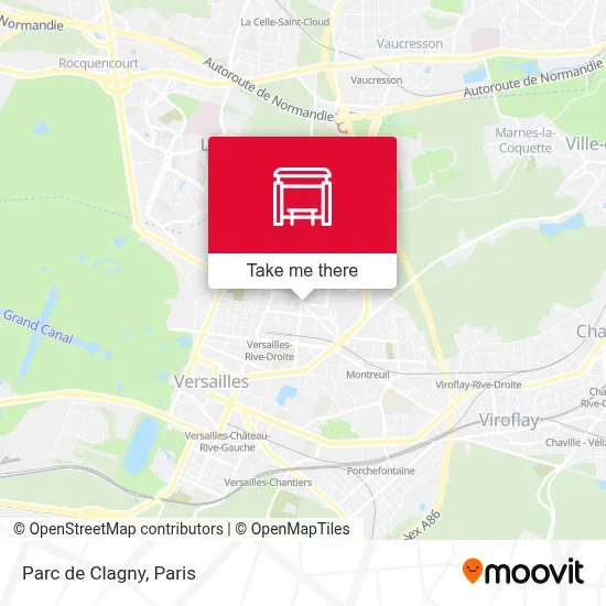 Parc de Clagny map