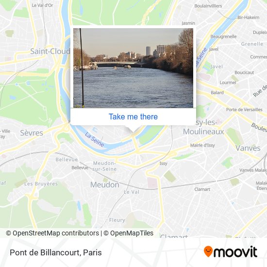 Mapa Pont de Billancourt