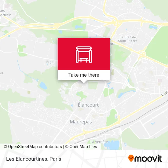 Les Elancourtines map