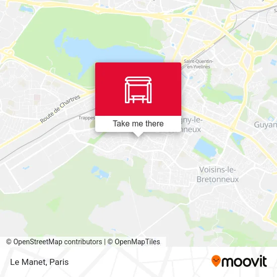 Le Manet map