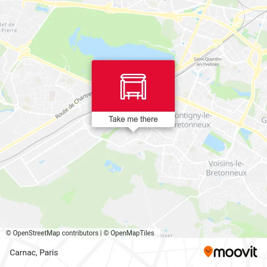 Mapa Carnac