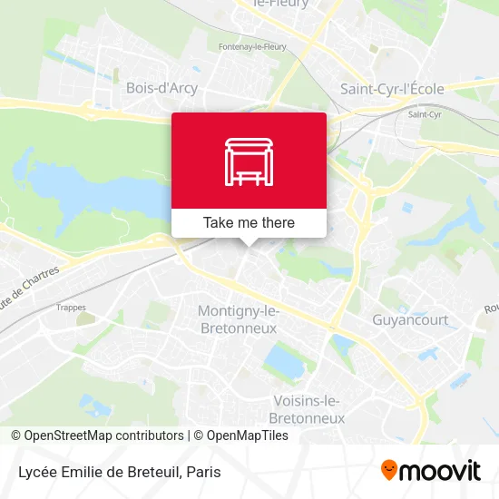 Lycée Emilie de Breteuil map