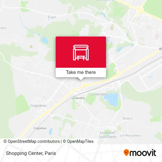 Centre Commercial map