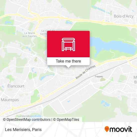 Les Merisiers map
