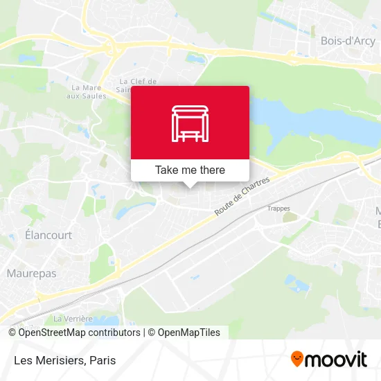 Les Merisiers map