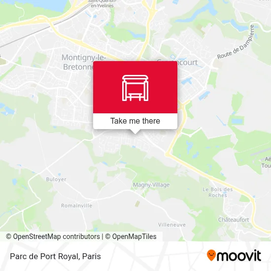 Parc de Port Royal map