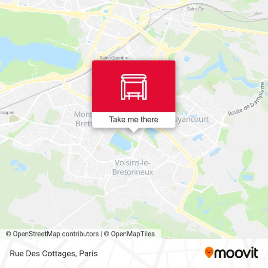 Mapa Rue Des Cottages