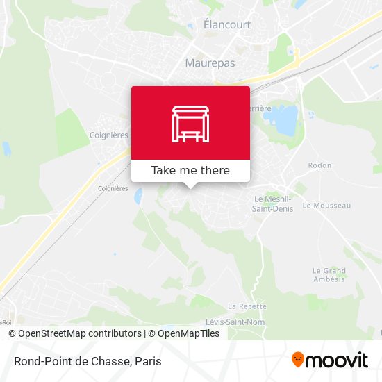 Rond-Point de Chasse map