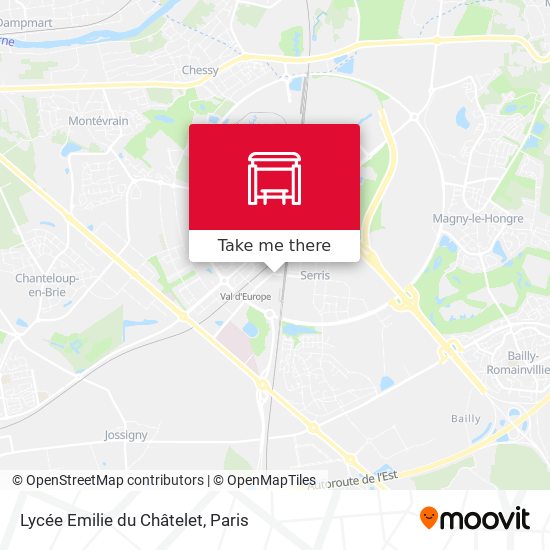 Lycée Emilie du Châtelet map