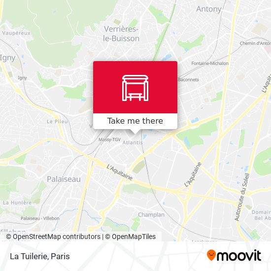 La Tuilerie map
