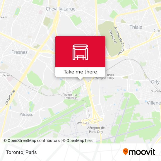 Mapa Toronto