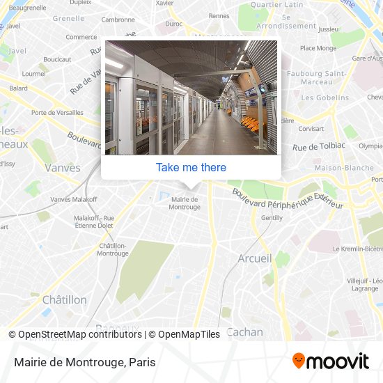 Mairie de Montrouge map