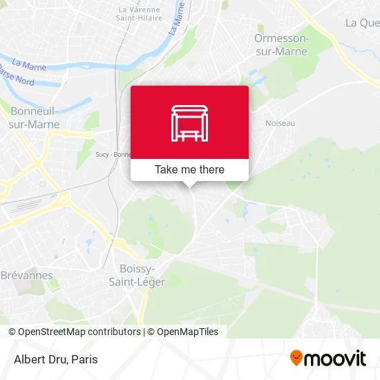 Albert Dru map