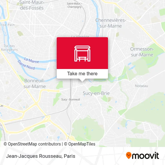 Jean-Jacques Rousseau map