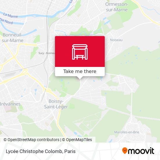 Lycée Christophe Colomb map