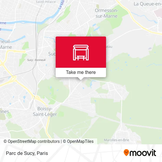 Parc de Sucy map