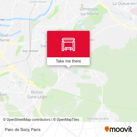Parc de Sucy map