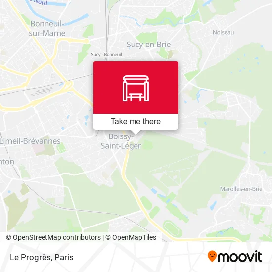 Le Progrès map
