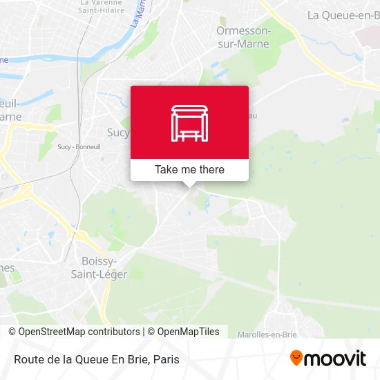 Route de la Queue En Brie map