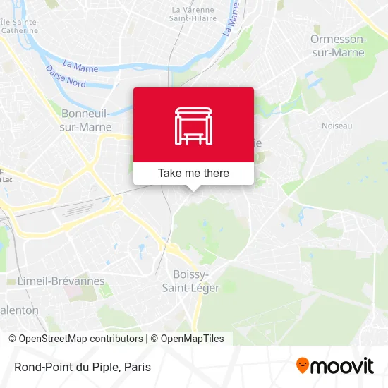 Mapa Rond-Point du Piple