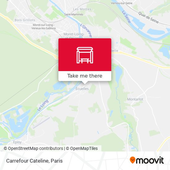 Mapa Carrefour Cateline