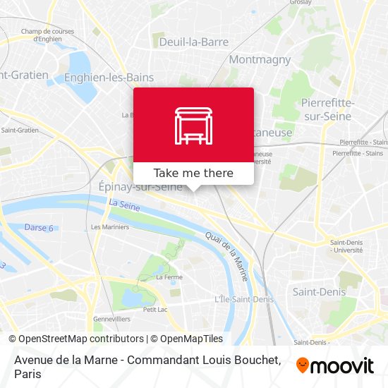 Avenue de la Marne - Commandant Louis Bouchet map