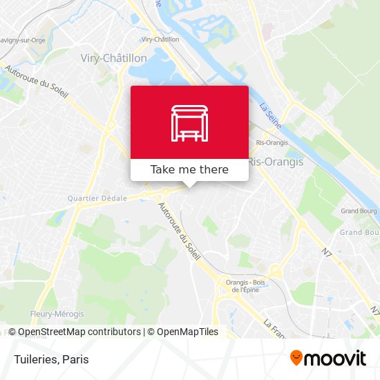 Mapa Tuileries