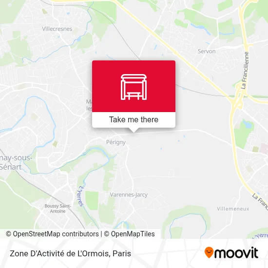 Zone D'Activité de L'Ormois map