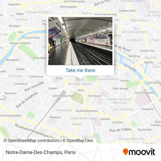 Notre-Dame-Des-Champs map