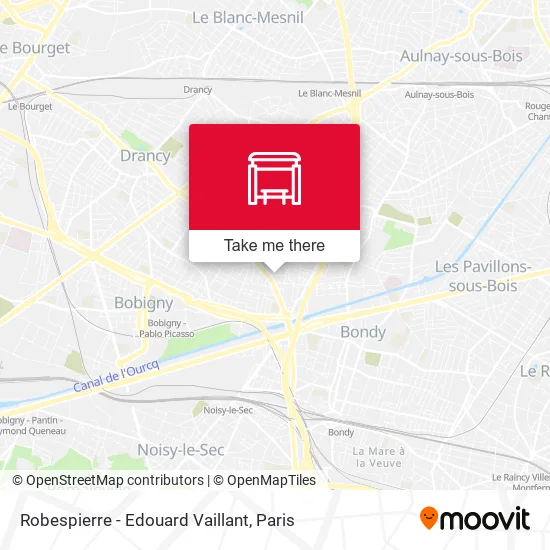 Robespierre - Edouard Vaillant map