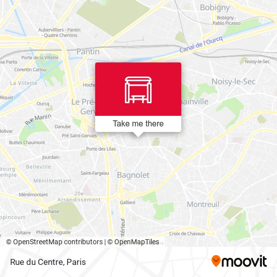 Rue du Centre map