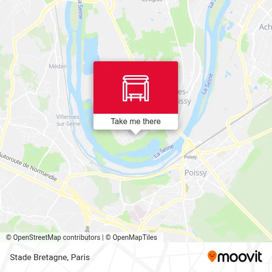 Stade Bretagne map
