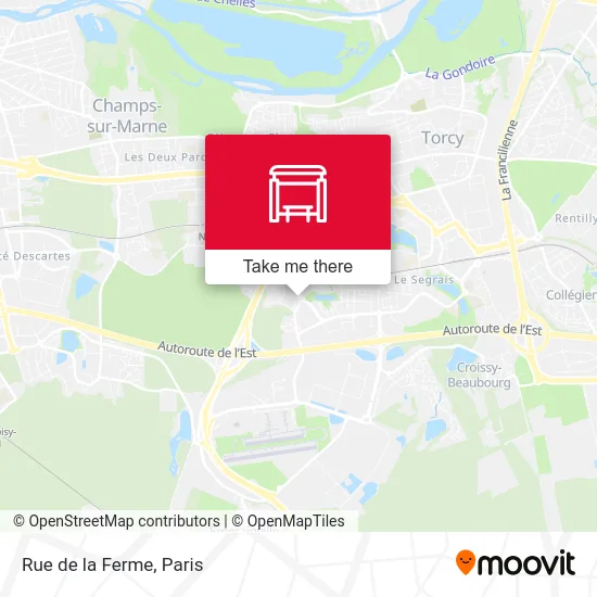 Mapa Rue de la Ferme