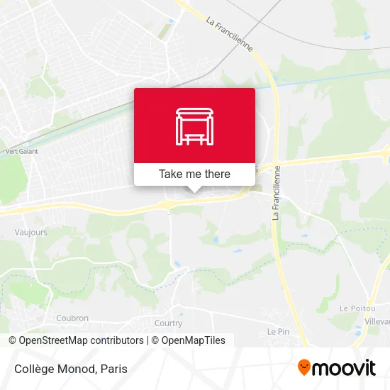 Collège Monod map