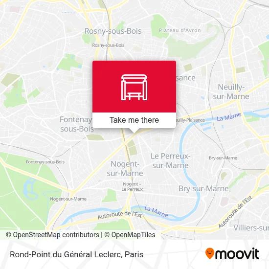 Rond-Point du Général Leclerc map