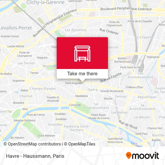 Havre - Haussmann map