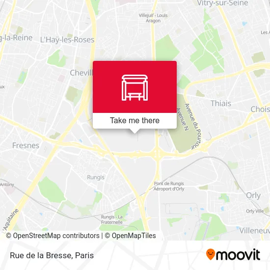 Mapa Rue de la Bresse