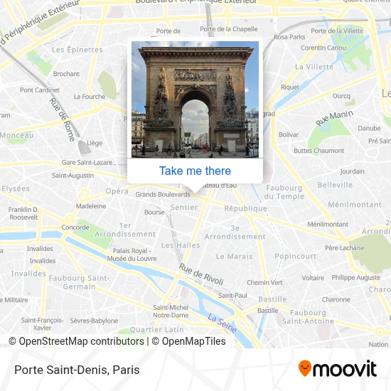 Porte Saint-Denis map