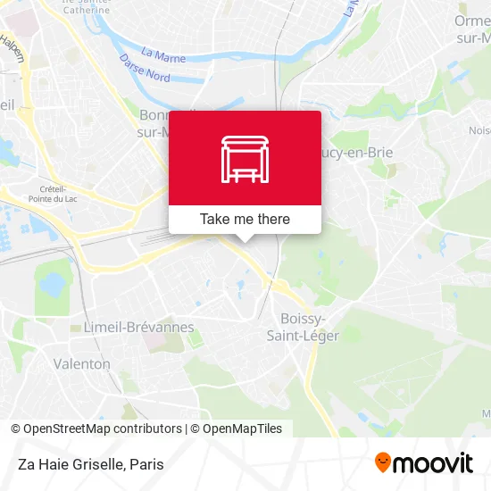 Za Haie Griselle map
