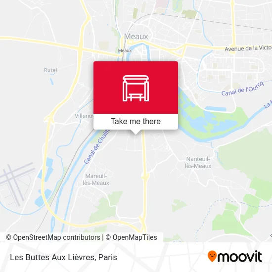 Les Buttes Aux Lièvres map