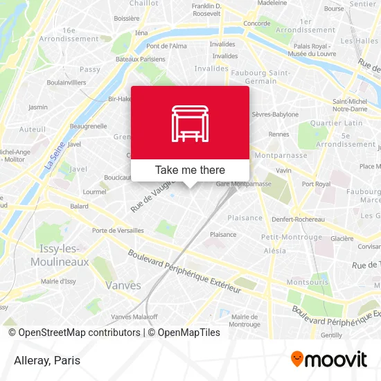 Alleray map