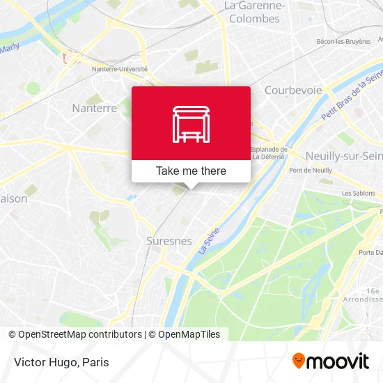 Victor Hugo map