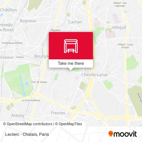 Mapa Leclerc - Chalais