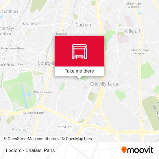 Mapa Leclerc - Chalais