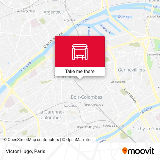 Victor Hugo map